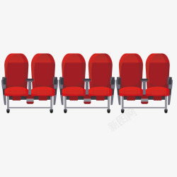 红色长椅红色长椅高清图片