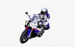 竞速比赛摩托车手飙车高清图片
