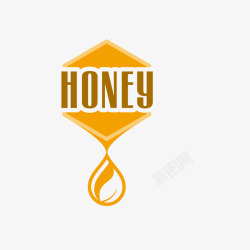 扁平化蜂蜜黄油装饰装饰卡通扁平化蜂蜜黄油矢量图高清图片