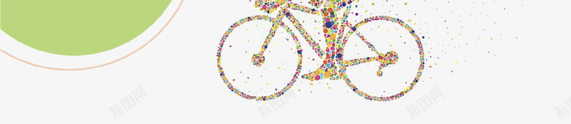 彩色创意骑自行车人物剪影psd免抠素材_新图网 https://ixintu.com 人物 剪影 单车剪影 彩色 插画 海报 自行车比赛 骑自行车