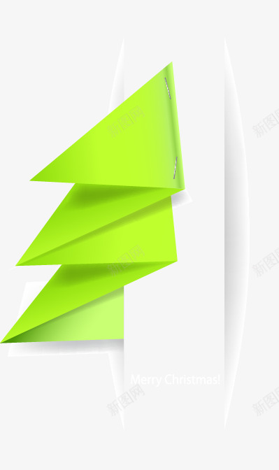 绿色不规则形状折纸矢量图ai免抠素材_新图网 https://ixintu.com 不规则形状 折纸 绿色 矢量图