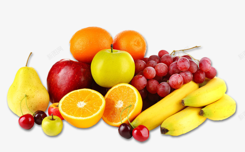 新鲜水果多种png免抠素材_新图网 https://ixintu.com 新鲜水果 水果 食物 香蕉