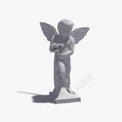 天使雕塑素材