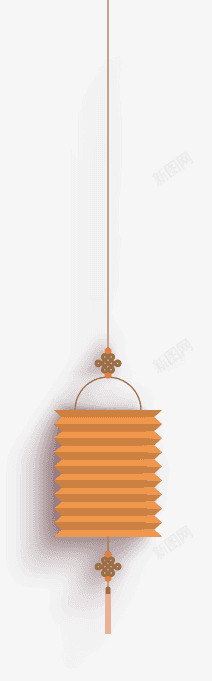 中秋节折纸灯笼装饰图案素材