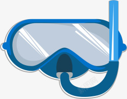 体育运动符号游泳眼镜矢量图高清图片