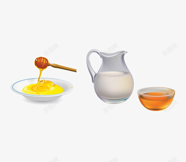 加水调蜂蜜png免抠素材_新图网 https://ixintu.com 杯子 自然 蜂糖 蜂蜜 采蜜