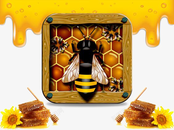 卡通蜜蜂png免抠素材_新图网 https://ixintu.com 扁平化蜜蜂 烘焙 甜品 蜂蜜 蜂蜜免扣PNG 蜜蜂免扣PNG 蜜蜂插画