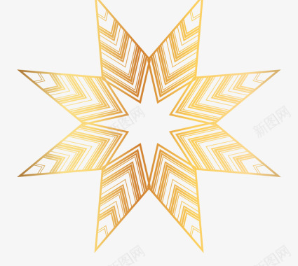 金色星星图标图标