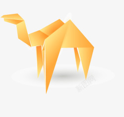 折纸骆驼素材