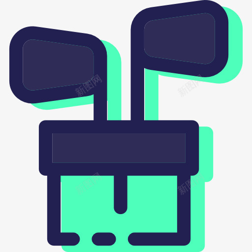 高尔夫图标png_新图网 https://ixintu.com 休闲 体育 体育和比赛的小鸟 球 高尔夫