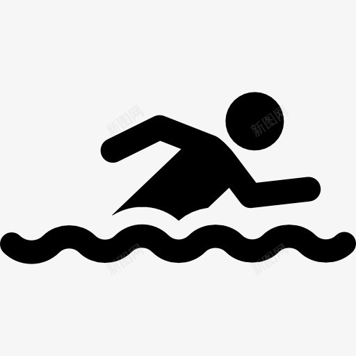 游泳图标png_新图网 https://ixintu.com 体育 奥运会的游泳池 游泳 粘人