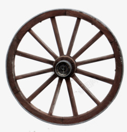 中国古老木头车轮素材