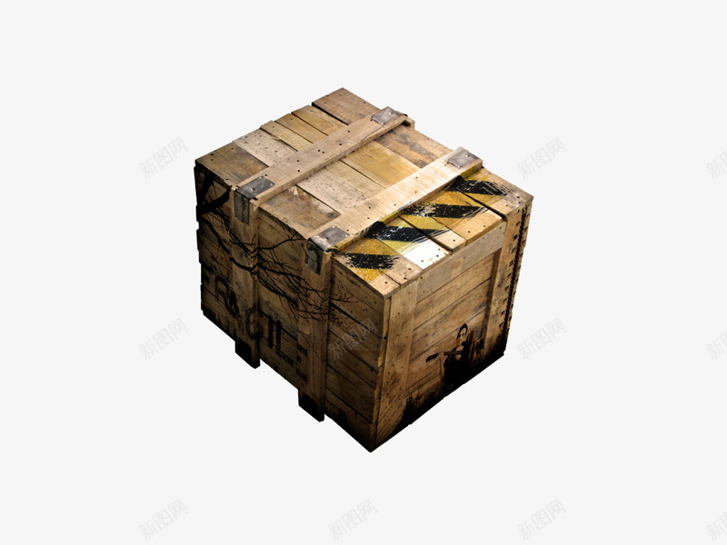 黄色木箱png免抠素材_新图网 https://ixintu.com 产品实物 储物箱 工业化 木头 木箱 箱子