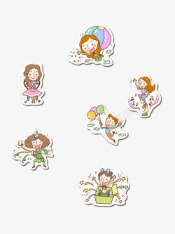 幼儿园贴纸可爱贴纸高清图片