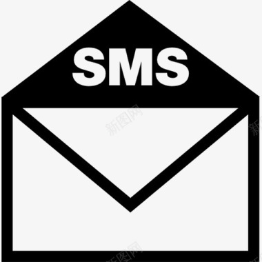 sms短讯服务图标图标