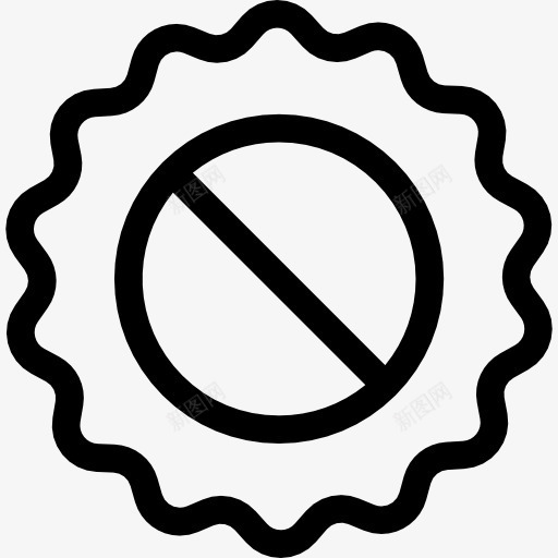 贴纸图标png_新图网 https://ixintu.com 形状 徽章 新的明星 界面 被禁止的 设计 贴纸