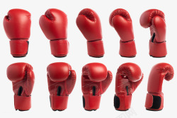 红色拳击套素材