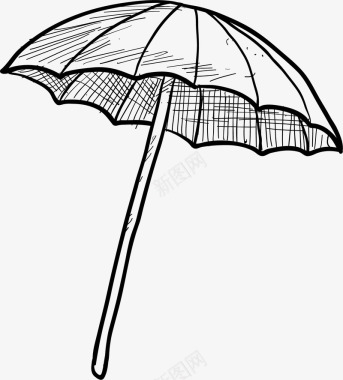 伞矢量图图标图标