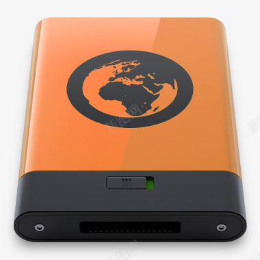 橙色服务器B的图标图标