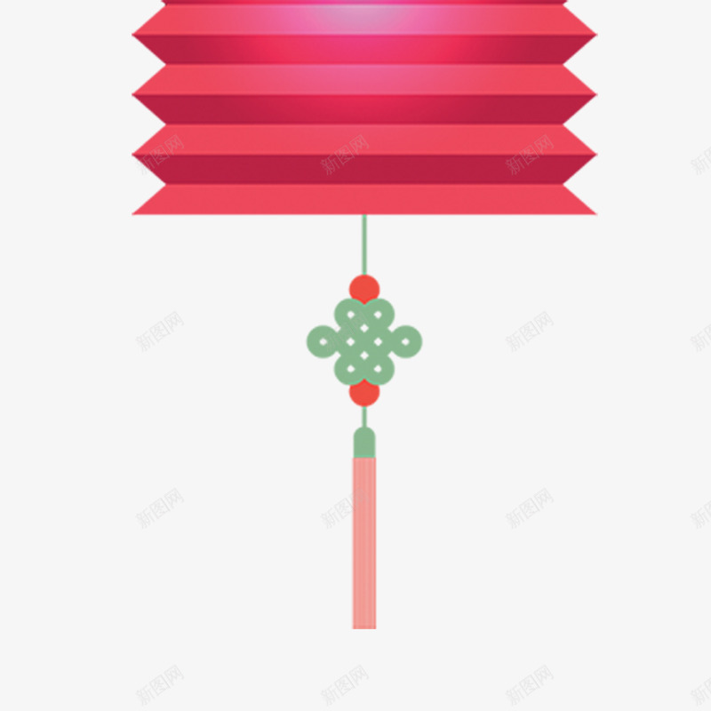 红色的灯笼png免抠素材_新图网 https://ixintu.com 中国元素 喜庆 折纸效果 灯笼 红色 节日 过节