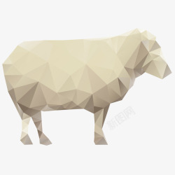 折纸山羊素材