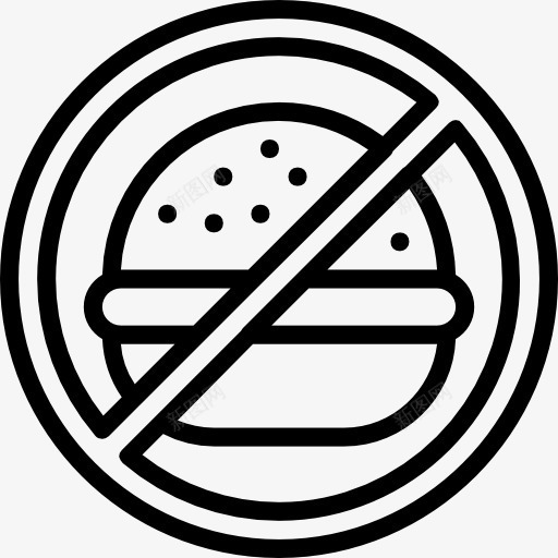 快餐图标png_新图网 https://ixintu.com 三明治 垃圾食品 快餐 汉堡 运动和比赛 食品