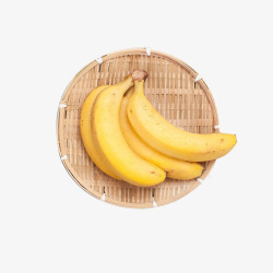 4根黄色有机香蕉高清图片