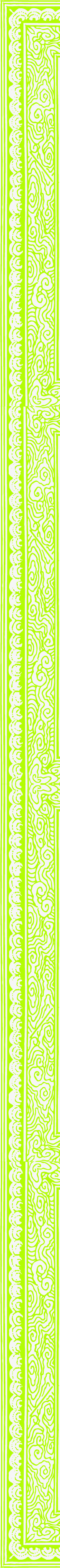 绿色镂空花纹剪纸素材