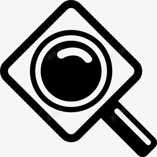 放大镜工具打印图标png_新图网 https://ixintu.com 工具 工具和用具 打印产品 放大 放大镜 文具 眼镜 透镜