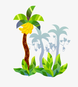 香蕉树素材