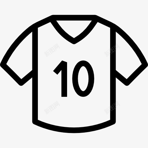 足球衫图标png_新图网 https://ixintu.com 体育 衬衫 设备 足球比赛 足球运动员 运动