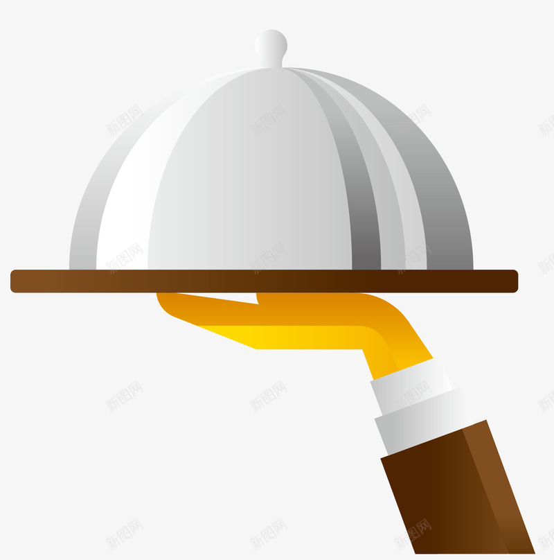 圆弧形金属卡通托盘矢量图eps免抠素材_新图网 https://ixintu.com 圆弧形 服务 服务托盘 服务符号 酒店服务 酒店服务元素 金属材质 矢量图