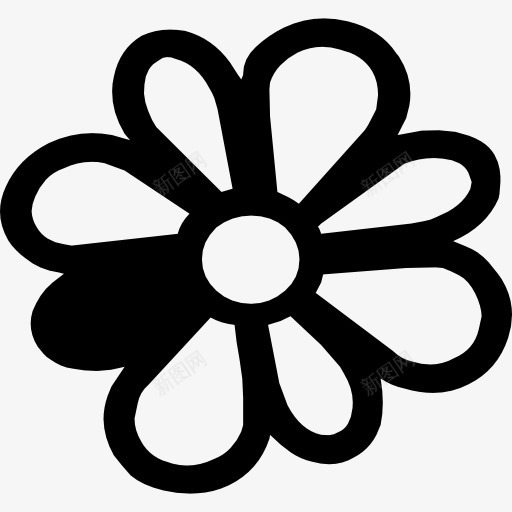 花的花瓣在其他颜色图标png_新图网 https://ixintu.com 春天 花瓣 装饰 雏菊
