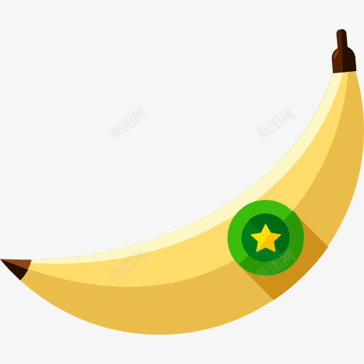 香蕉图标png_新图网 https://ixintu.com 健康食品 有机食品餐厅 水果 素食 食品 饮食 香蕉