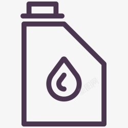 防冻剂水罐车油服务工具汽车维修图标图标