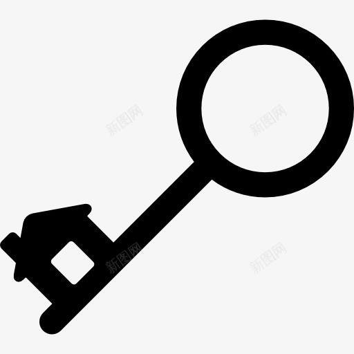 家庭的关键图标png_新图网 https://ixintu.com 万能钥匙 家 密码 房子 钥匙