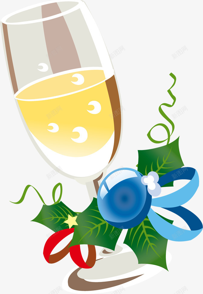 手绘卡通酒杯浪漫png免抠素材_新图网 https://ixintu.com 卡通 浪漫 酒杯