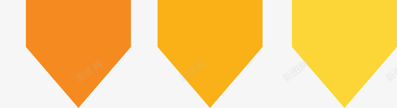 手绘黄色条幅矢量图ai免抠素材_新图网 https://ixintu.com PPT 手绘 折纸 条幅 标签 渐变 黄色 矢量图