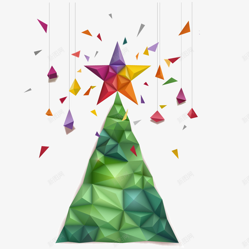 折纸圣诞树png免抠素材_新图网 https://ixintu.com 圣诞树 圣诞树PNG免抠 圣诞树PNG免抠素材 圣诞树装饰图片 圣诞节 圣诞装饰 圣诞装饰素材 折纸 折纸圣诞树 星星