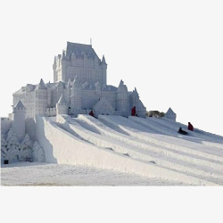 冰雪城堡图素材