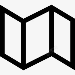 工具介绍地图折叠纸三部分概述图标高清图片