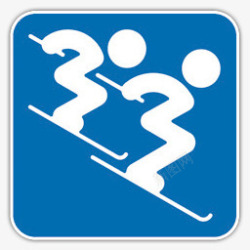 高山滑雪高山滑雪比赛图标高清图片