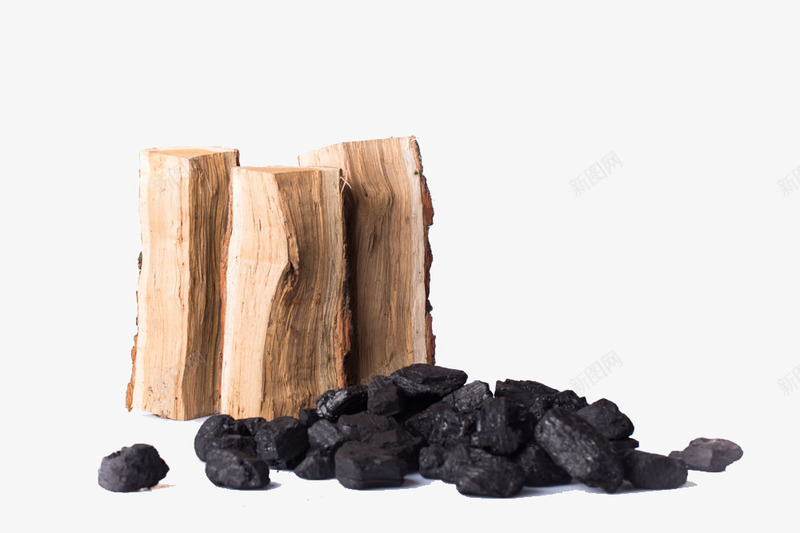 木头和煤炭png免抠素材_新图网 https://ixintu.com 材料 火 燃烧 黑色