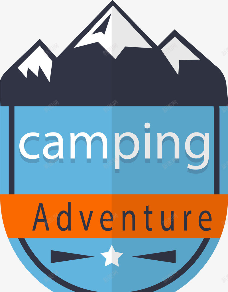 蓝色攀岩标签png免抠素材_新图网 https://ixintu.com camping 体育 攀岩 锻炼