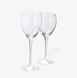 透明红酒玻璃杯素材