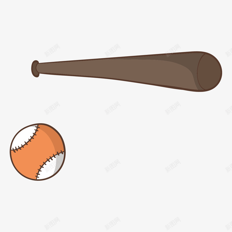 可爱的卡通棒球运动用品png免抠素材_新图网 https://ixintu.com 体育 卡通 手绘 手绘棒球棒 打球 棒球 棒球棒 活力 运动 运动用品