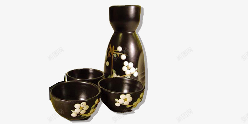 清酒png免抠素材_新图网 https://ixintu.com 清酒 装饰 酒杯