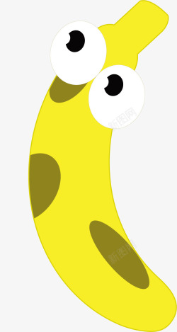 卡通香蕉图案素材