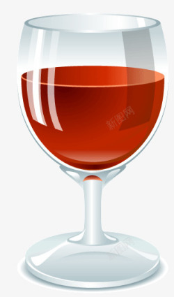 红酒元素高脚杯矢量图高清图片