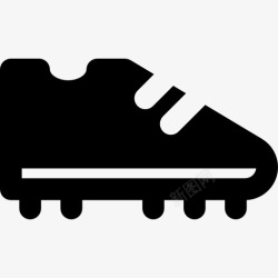 亮色时尚足球鞋足球鞋图标高清图片